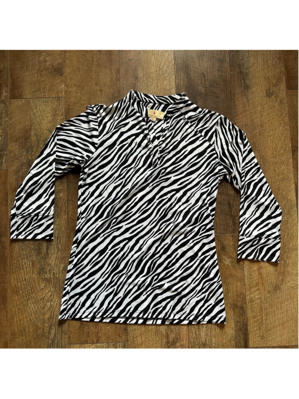 Women's Sport Haley Zebra Print Top Size XS Summer - Picture 2 of 9